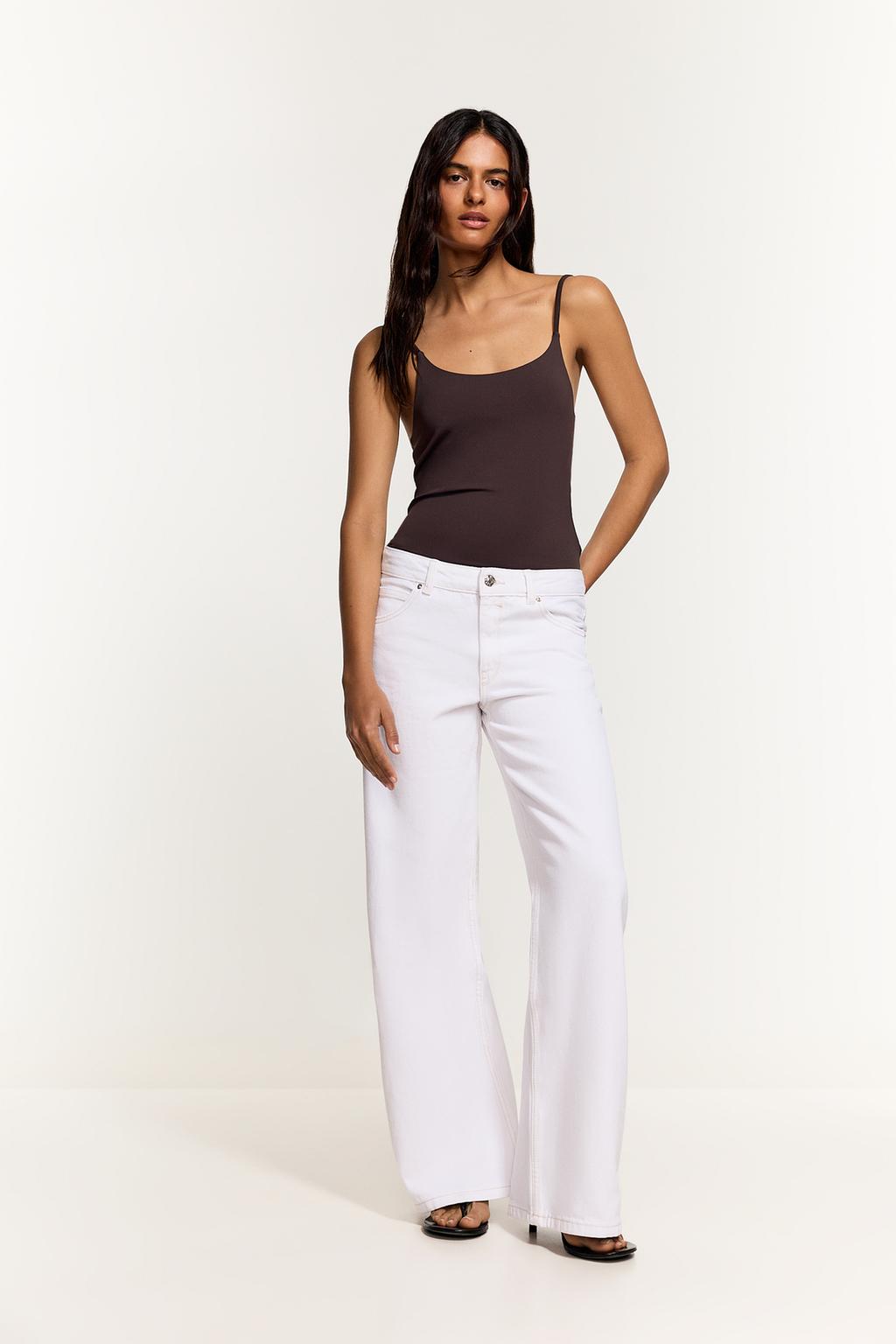 Low-rise wide-leg jeans – Lefties – صورة المنتج