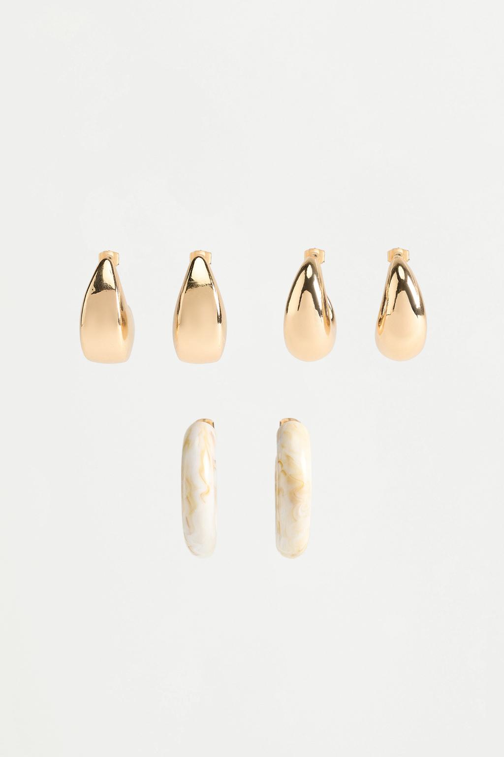 3-Pack Mismatched Earrings – Lefties – صورة المنتج
