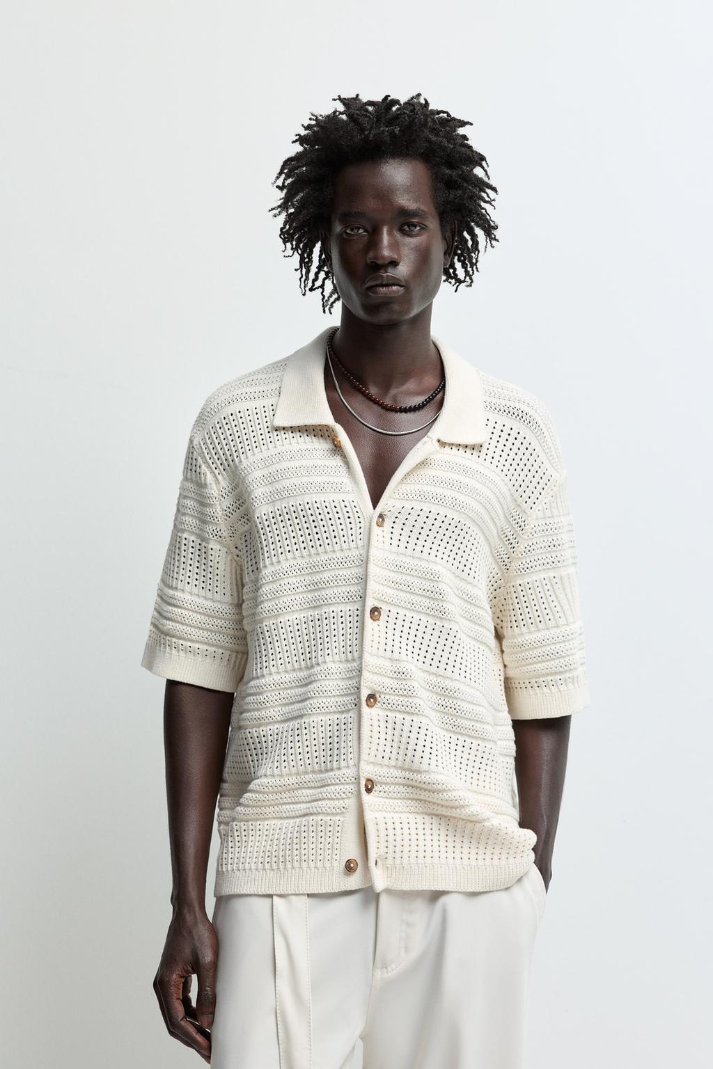Cutwork knit shirt – Lefties – صورة المنتج