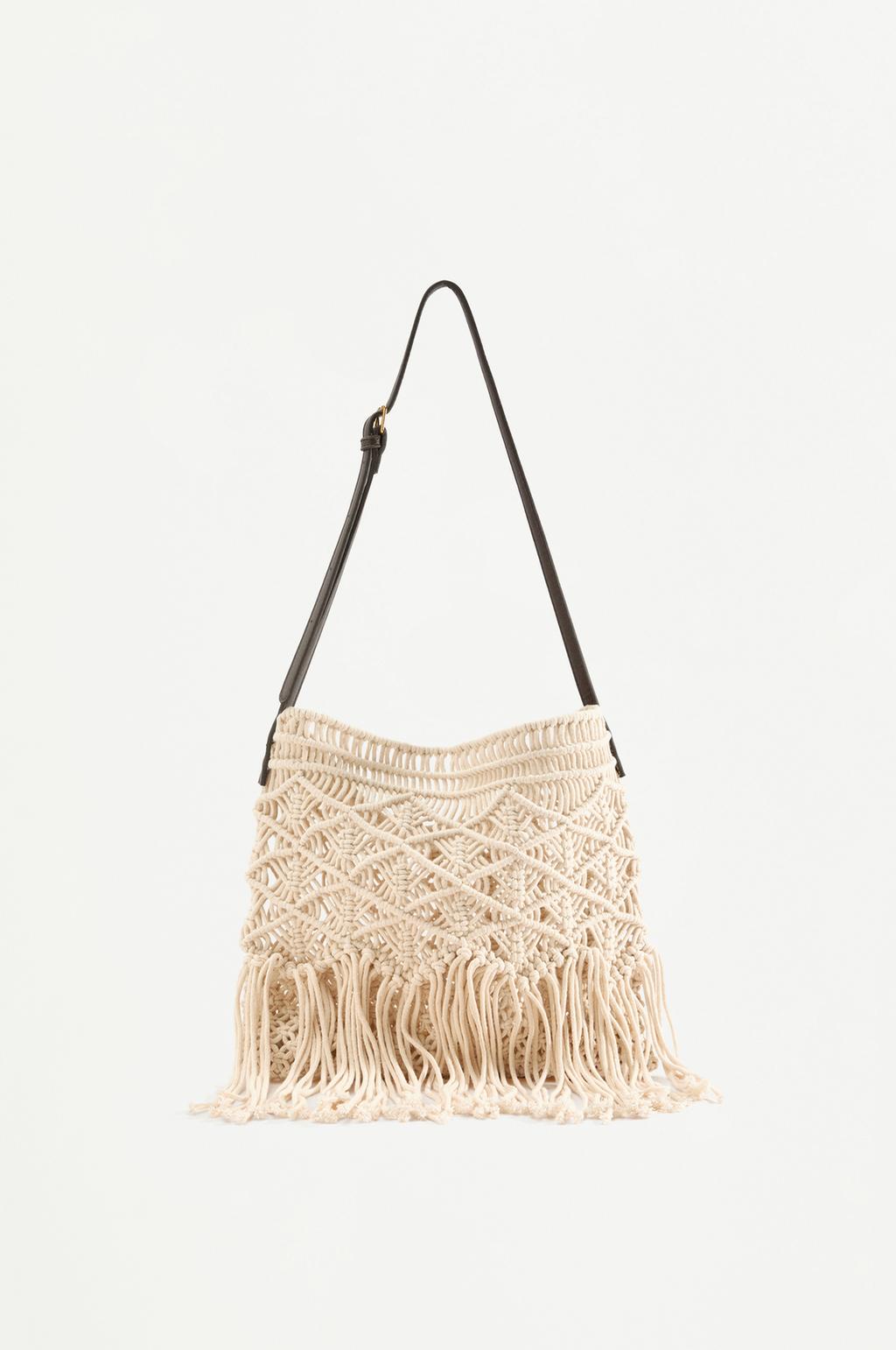 Macramé crossbody bag – Lefties – صورة المنتج