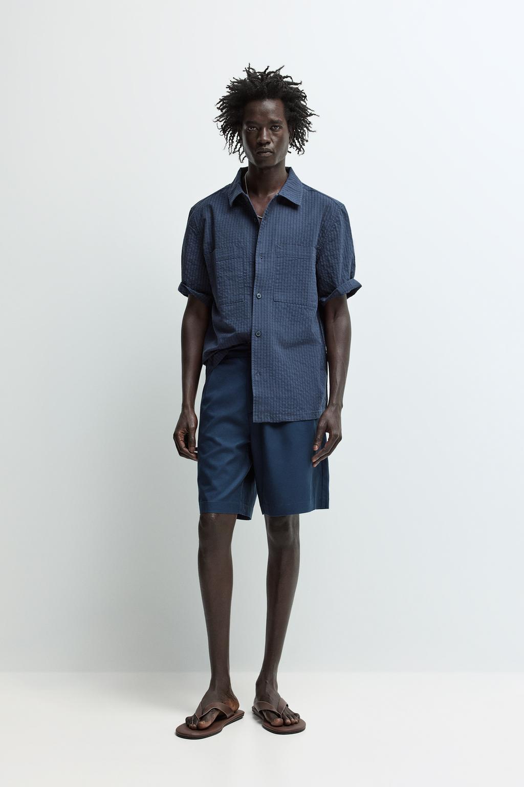 Pleated Bermuda shorts – Lefties – صورة المنتج