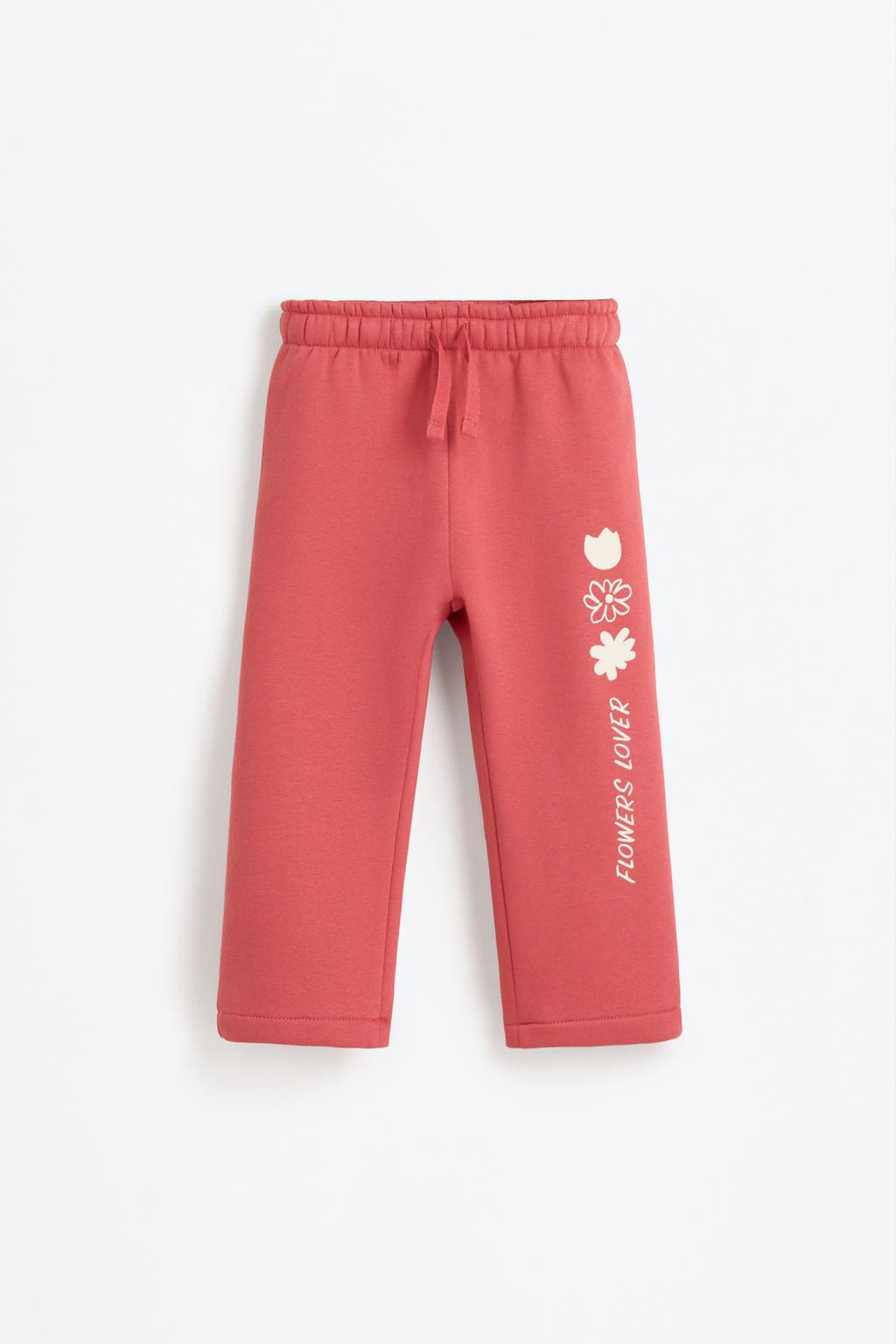 Printed plush trousers – Lefties – صورة المنتج