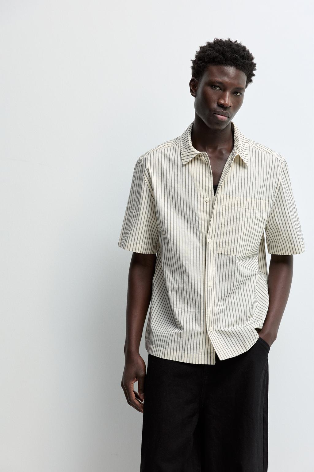 Poplin striped shirt – Lefties – صورة المنتج