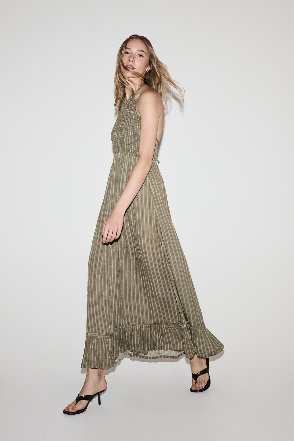 Halter midi dress – Lefties – صورة المنتج