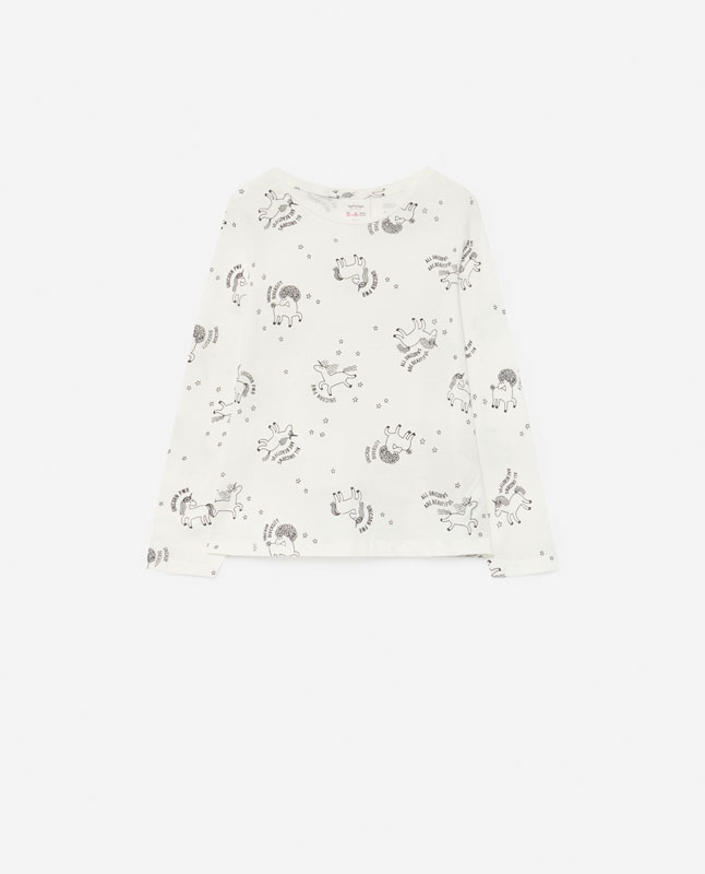 camisa blanca niña lefties