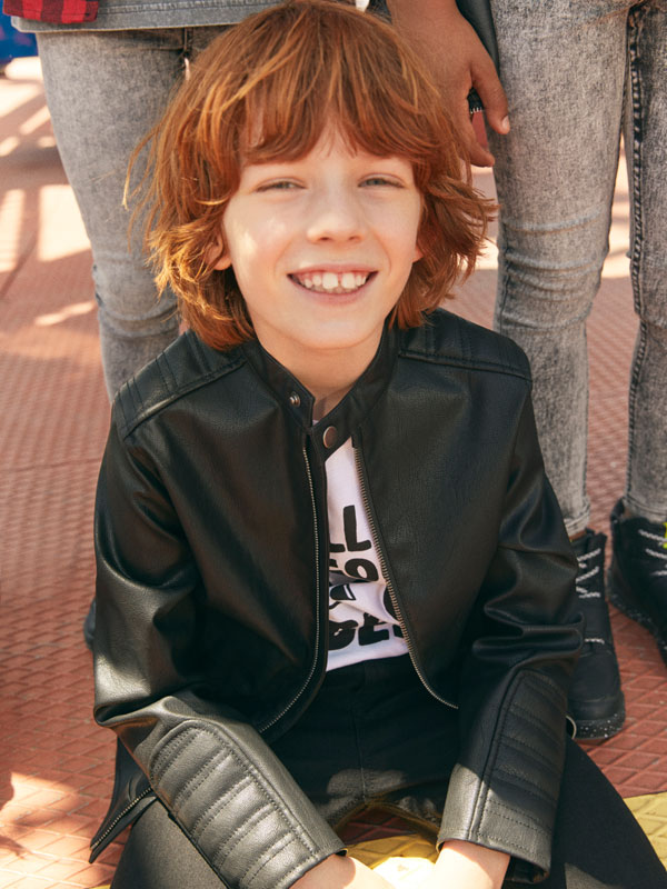 Chaqueta cuero lefties clearance