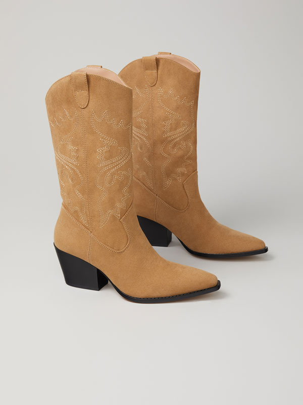 half cowboy boots