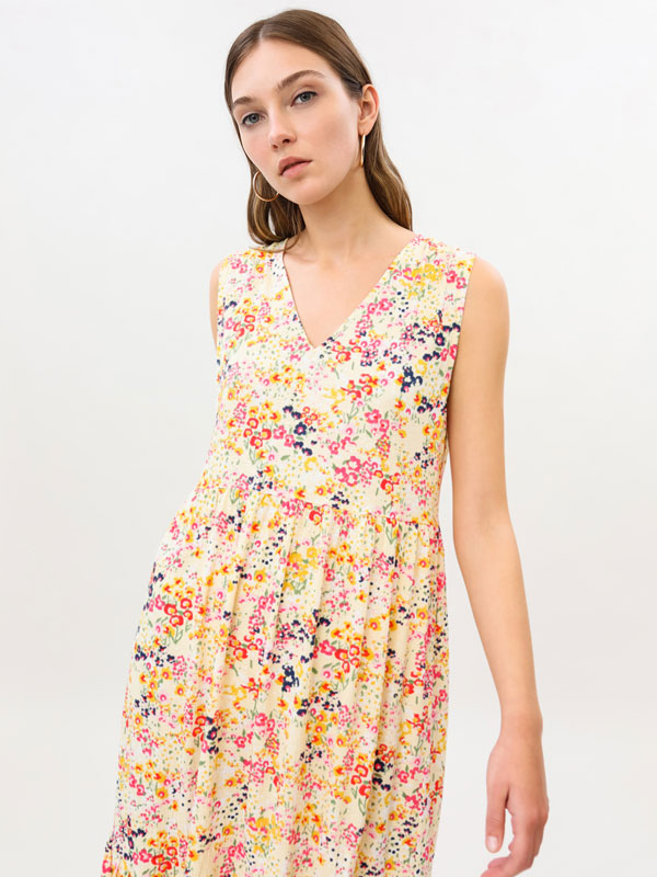 Vestidos midi lefties Clearance