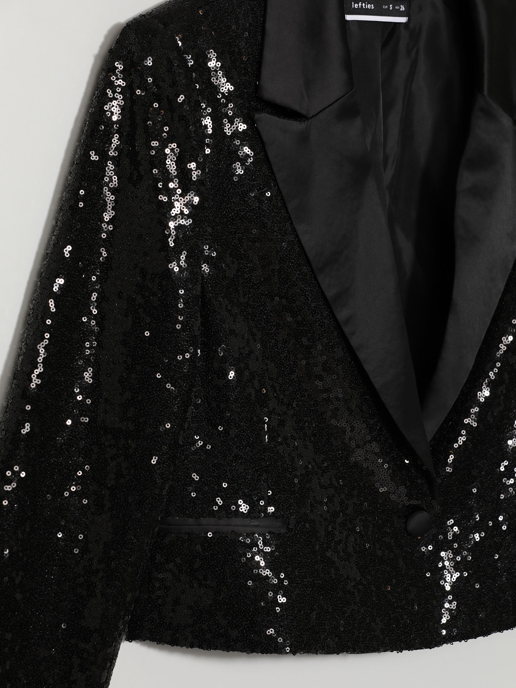 sparkly black blazer