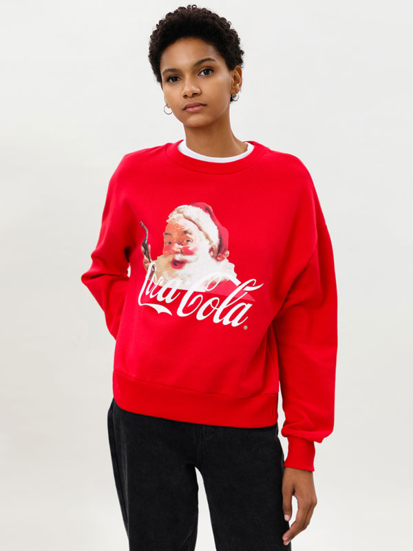 Sweatshirt natalícia da Coca-Cola®