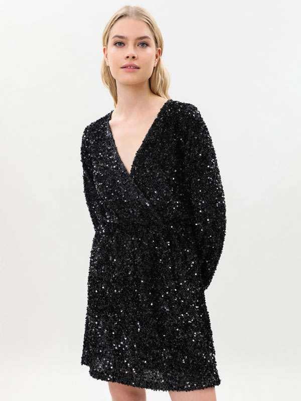 vestido de lentejuelas