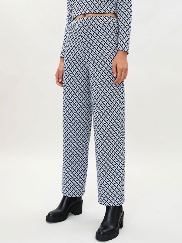 Pantalons amb estampat geomètric
