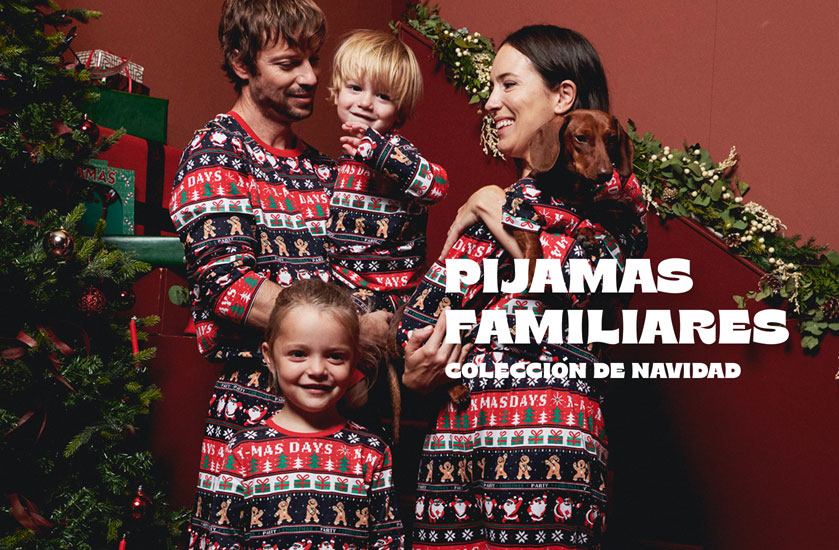 Púrpura folleto Testificar Lefties lanza sus pijamas navideños familiares por menos de 16 euros