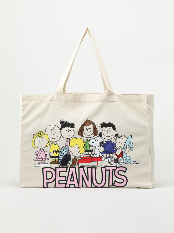 peanuts snoopy tote bolsa