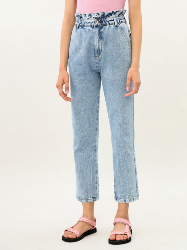 Mom Baggy Jeans JEANS THE ENTIRE COLLECTION WOMAN Lefties