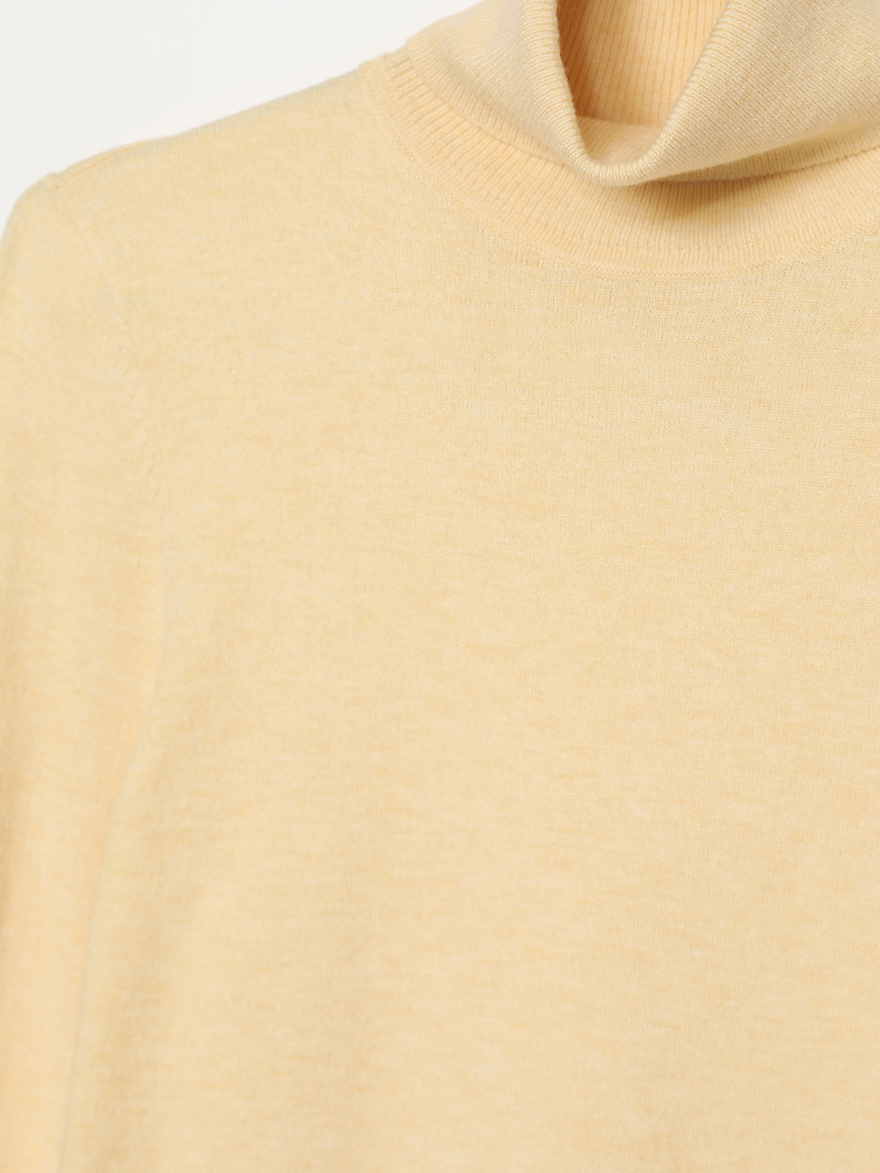 light yellow turtleneck