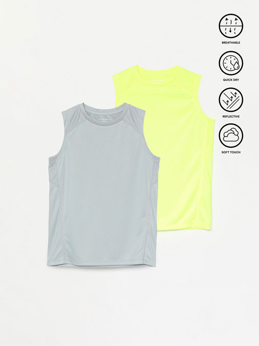 PACK OF 2 SPORTS TOPS