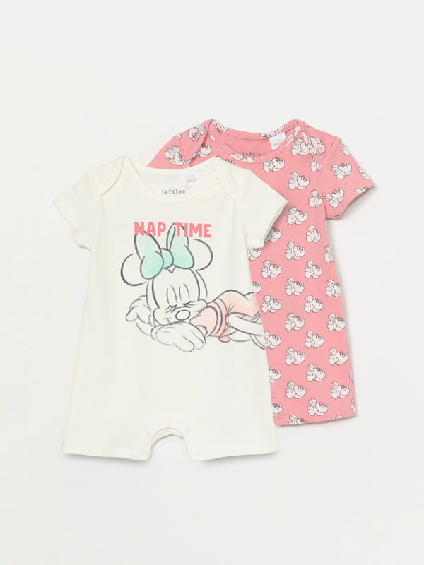 2 Pack Of Minnie C Disney Print Pyjamas Pyjama Packs Packs The Entire Collection Baby Girl 0 4 Years Kids Lefties Spain Canary Islands