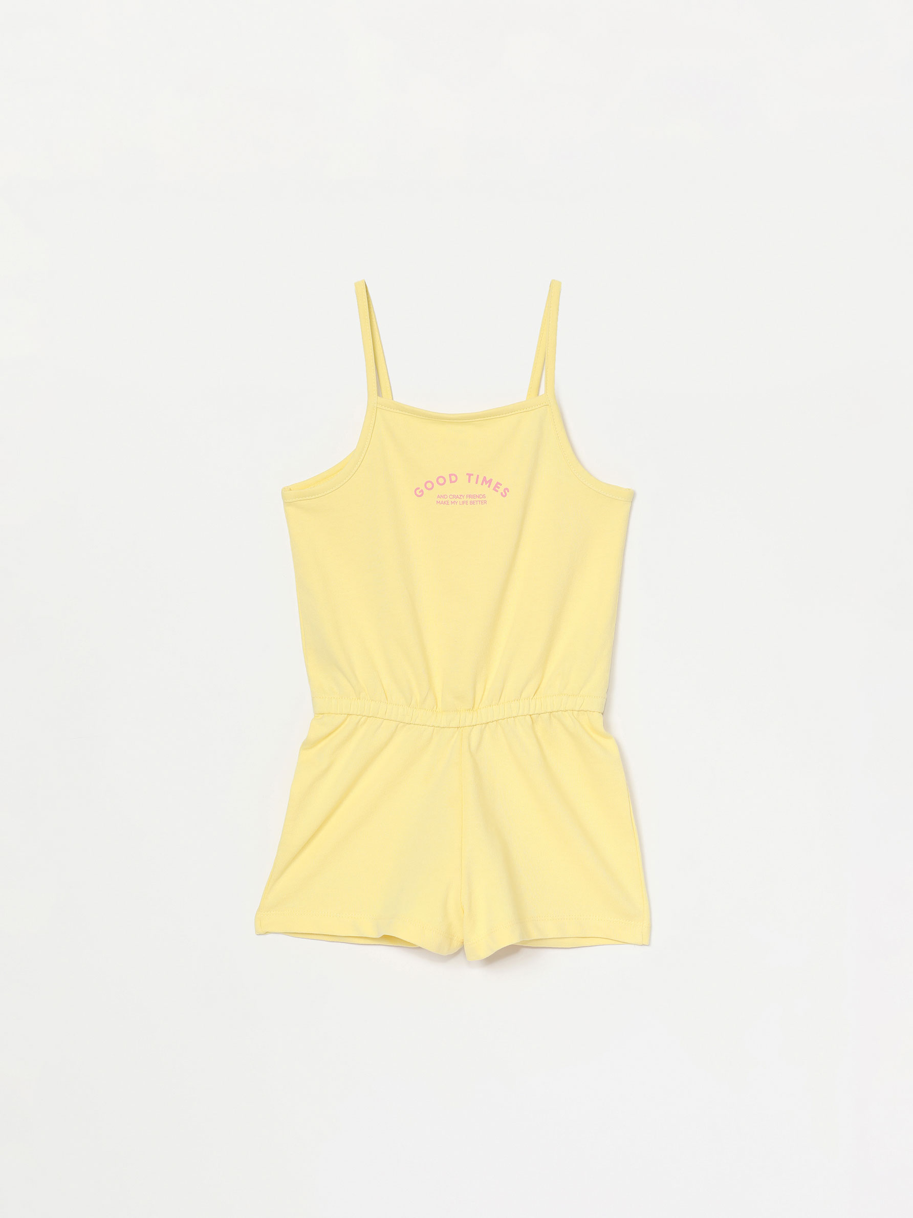 SHORT STRAPPY JUMPSUIT