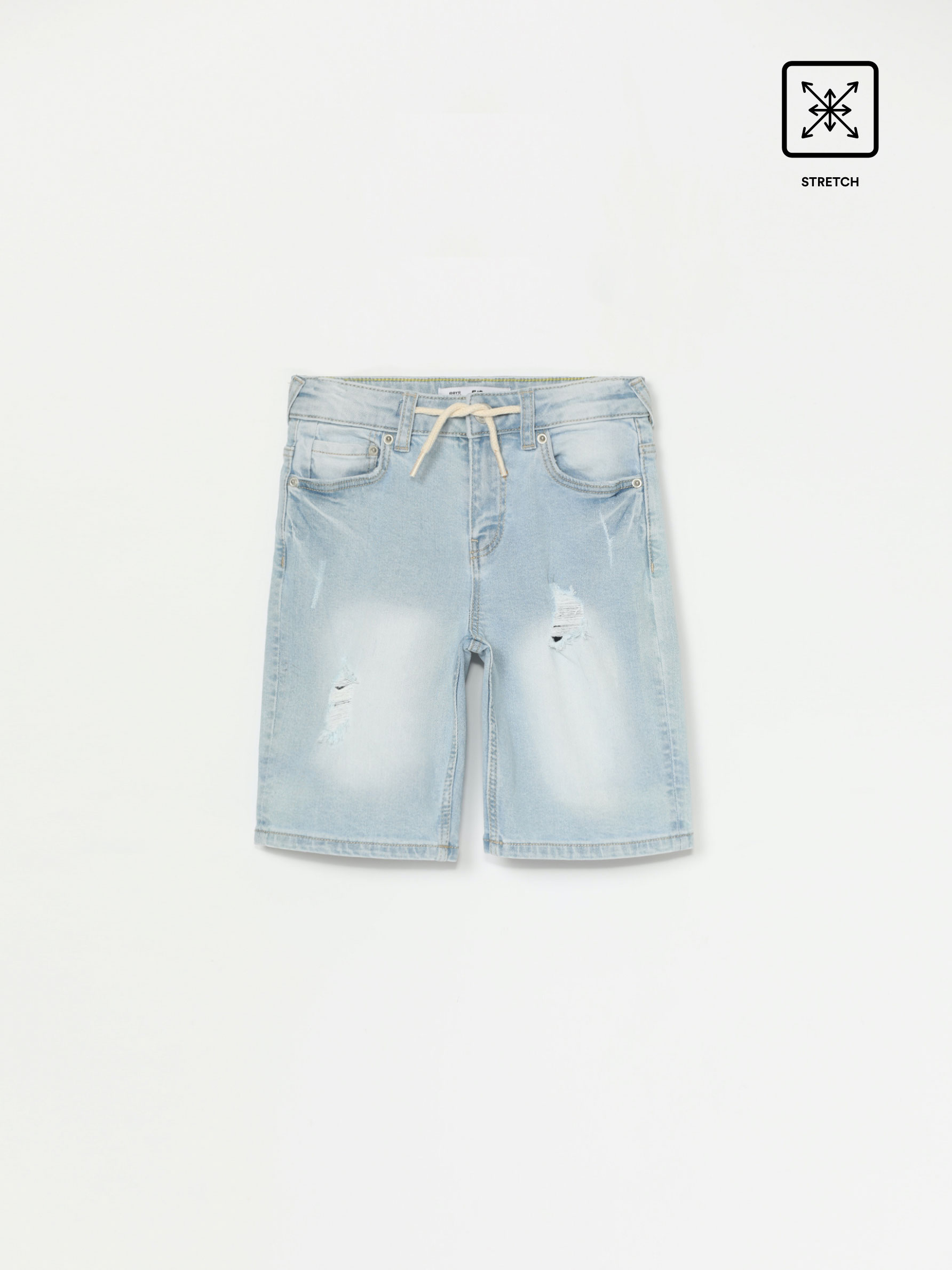 Stretch denim Bermuda shorts - - | Lefties Morocco