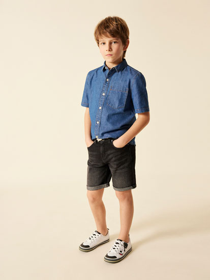 bermudas vaqueras niño