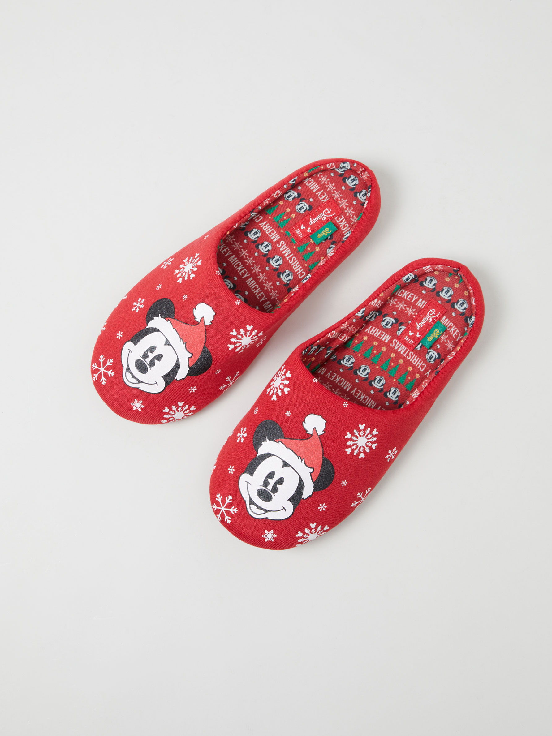 Mickey christmas slippers Clearance