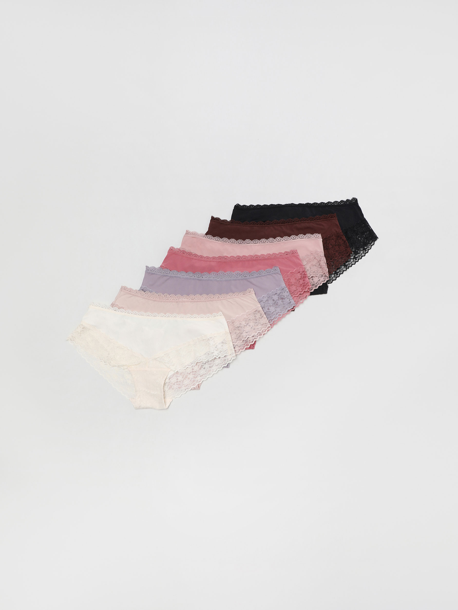 7-PACK OF MICROFIBRE HIPSTER BRIEFS