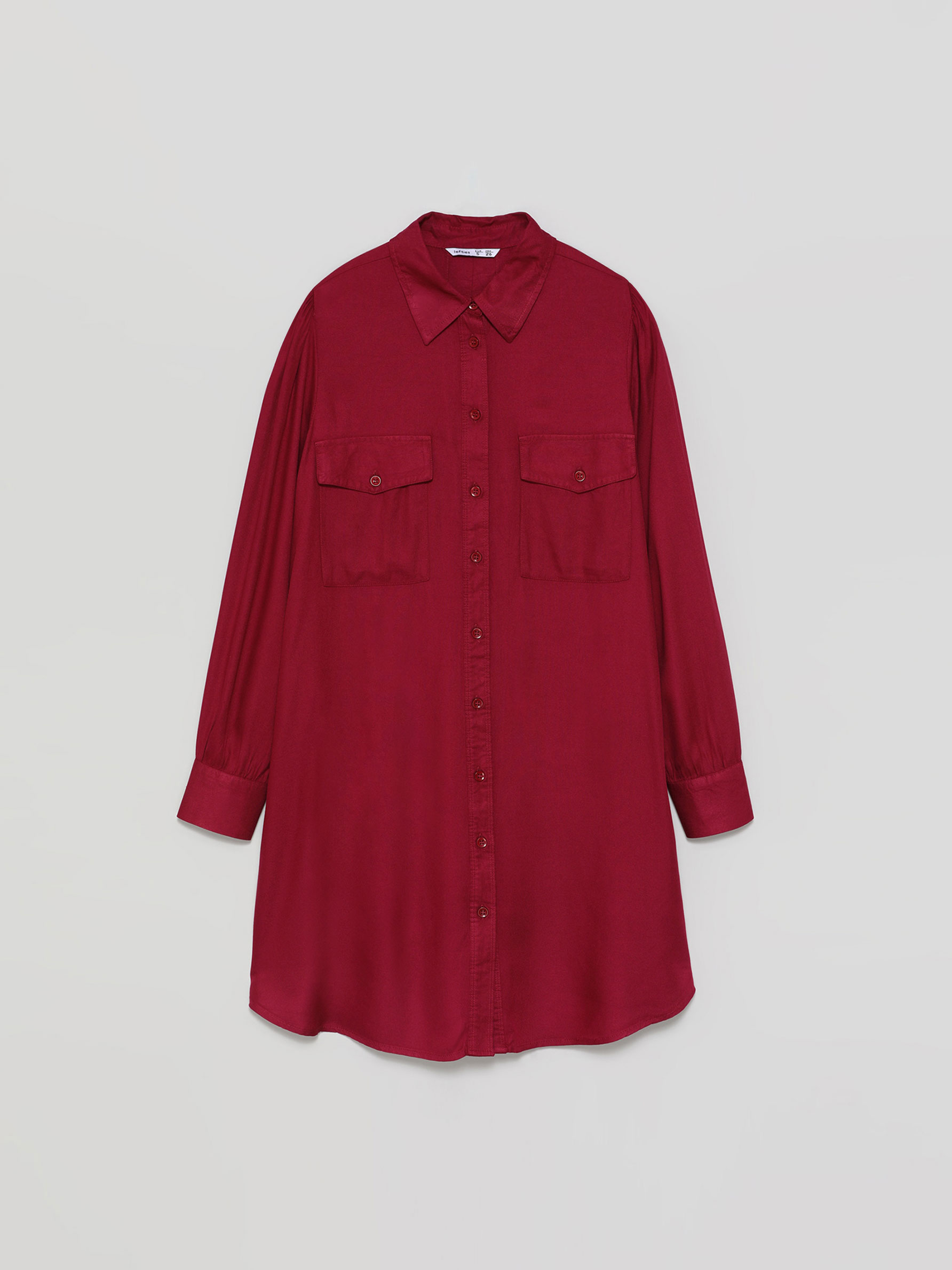 LONG SLEEVE SHIRT DRESS