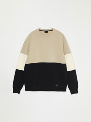 COLOUR BLOCK SWEATSHIRT