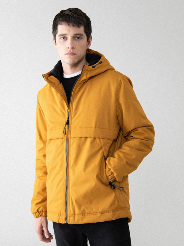 HOODED QUILTED JACKET