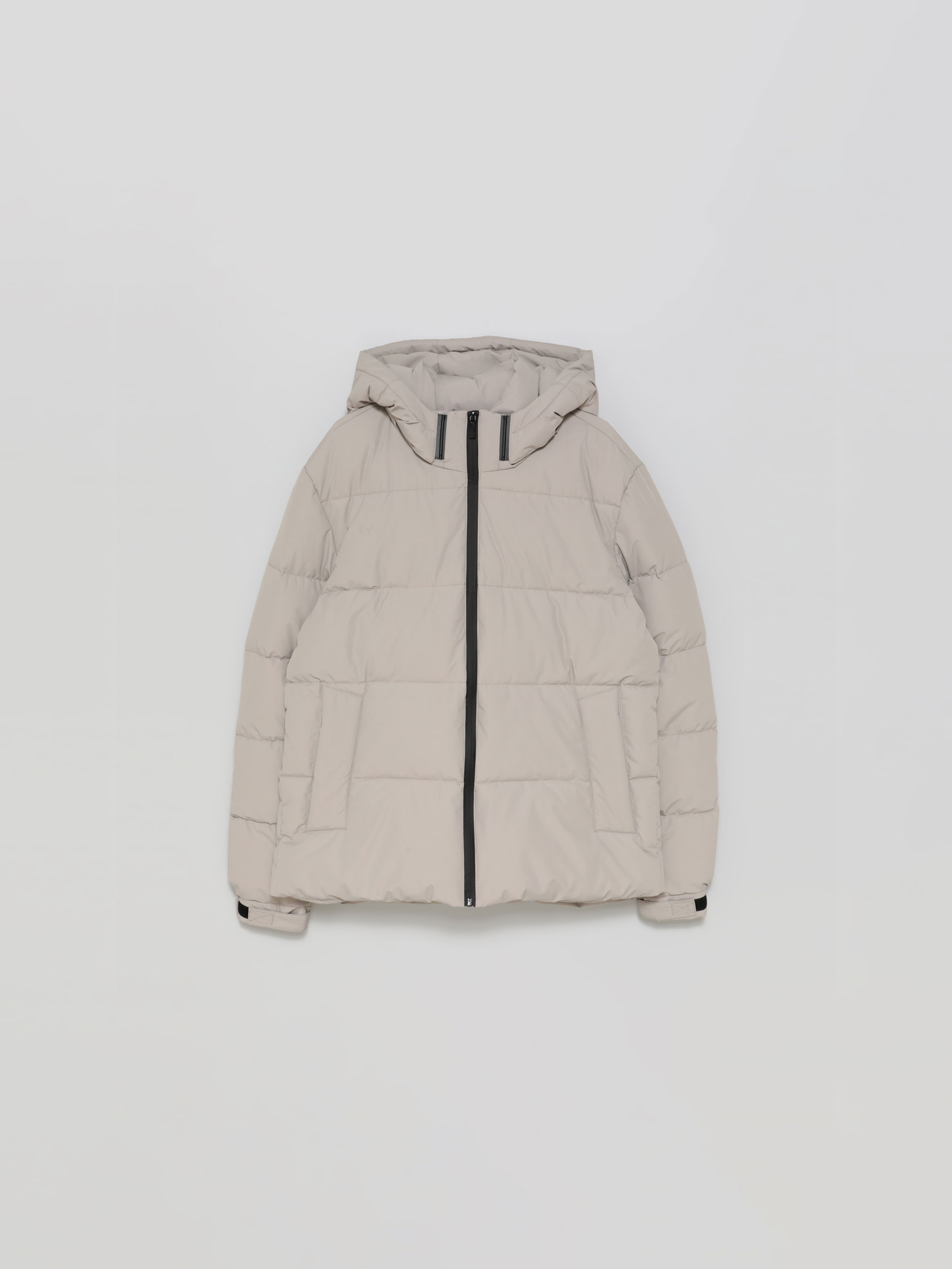 HOODED PUFFER DOWN JACKET