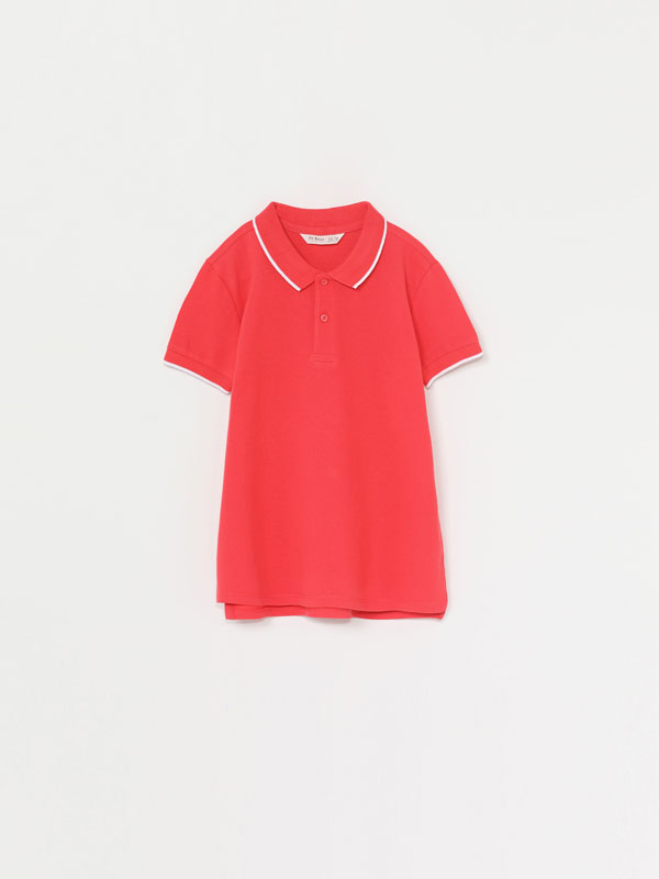 POLO SHIRT WITH CONTRAST LINE