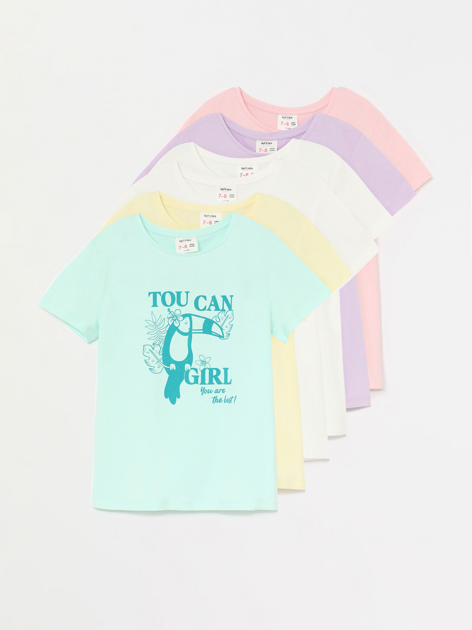 6-PACK OF PRINTED SHORT SLEEVE T-SHIRTS