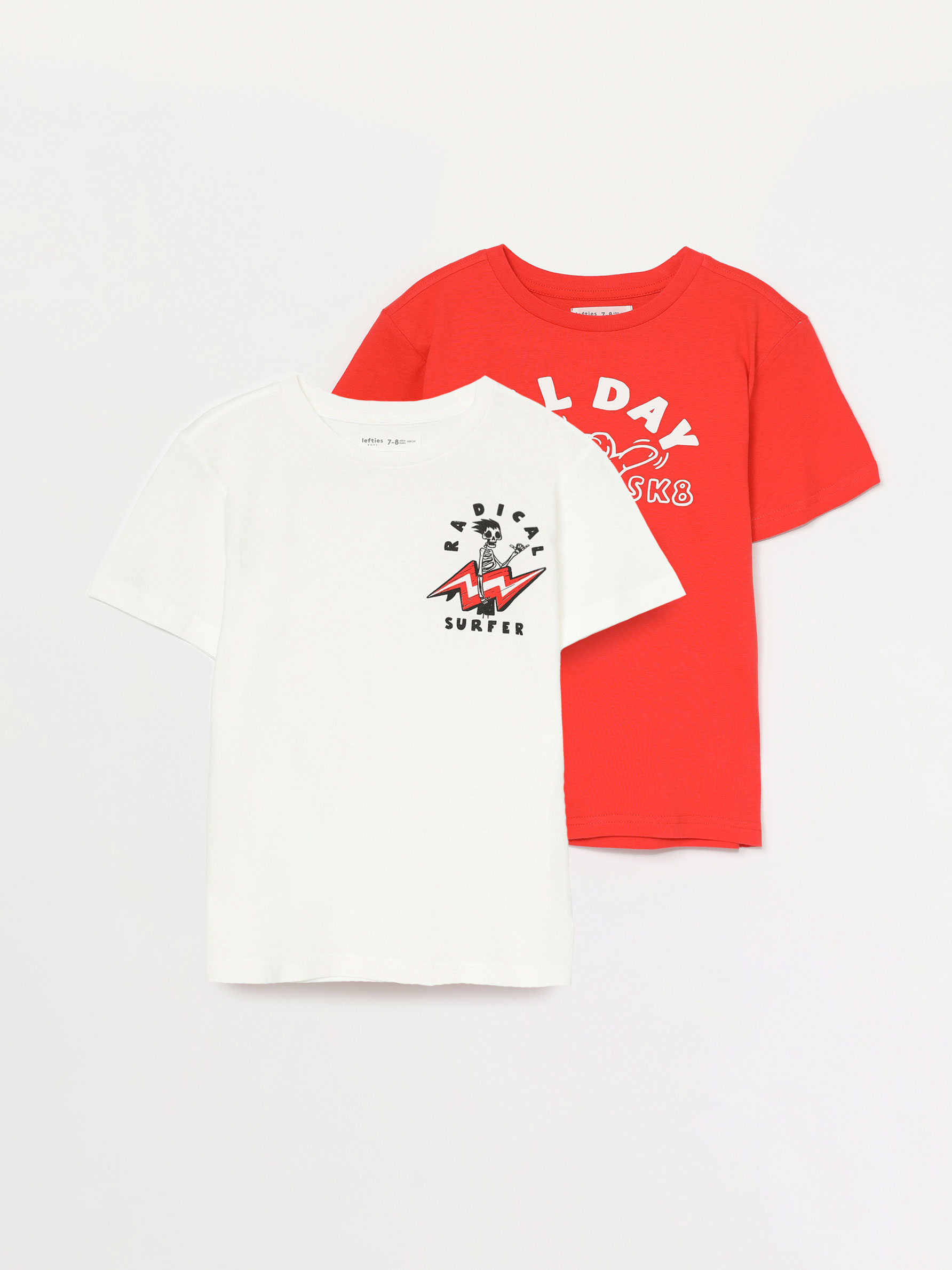 2-PACK OF PRINTED T-SHIRTS
