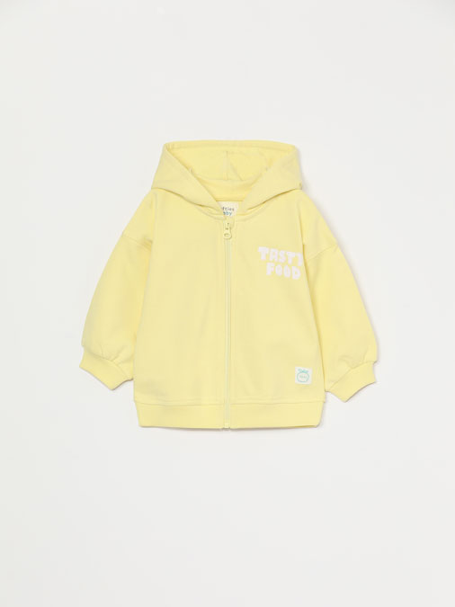 CHAQUETA DE FELPA CON CAPUCHA