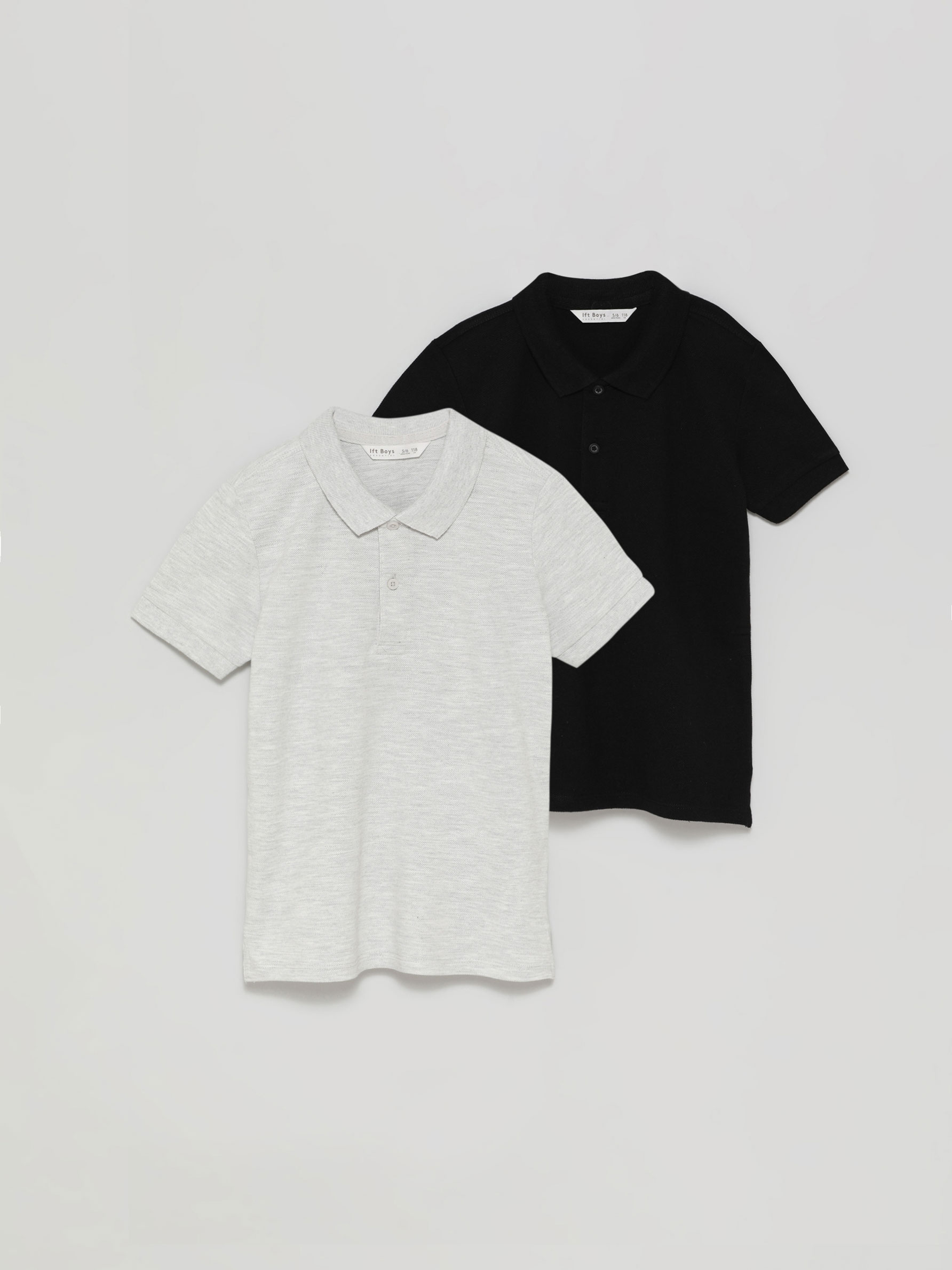2-PACK OF BASIC POLO SHIRTS