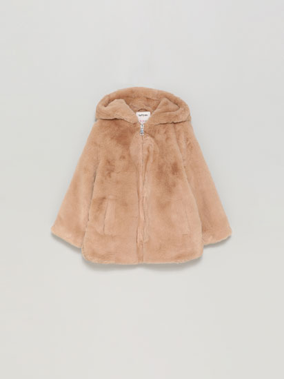 Abrigo pelo niña lefties Clearance