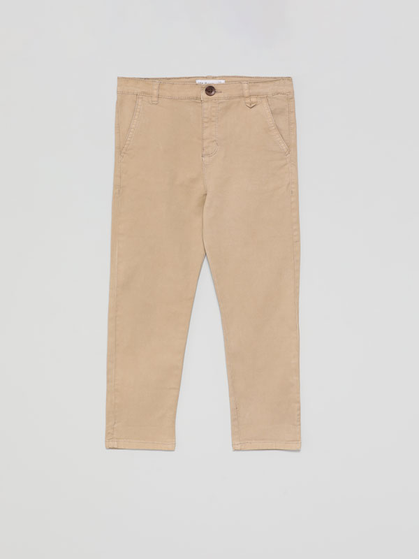 BASIC CHINO TROUSERS