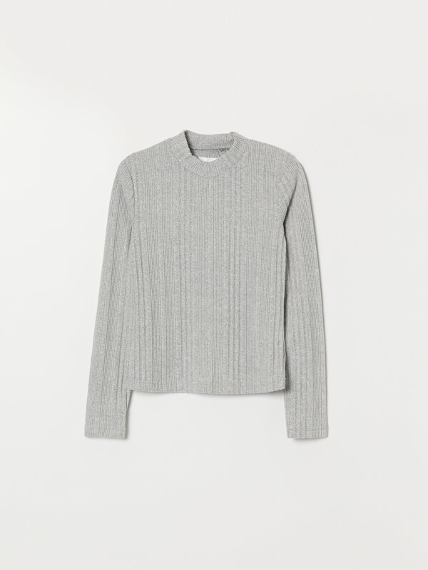 High neck T-shirt - Knit t-shirts 