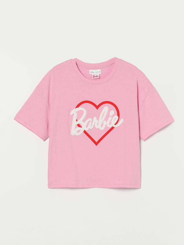 Barbie™ cropped T-shirt - Collabs - T 