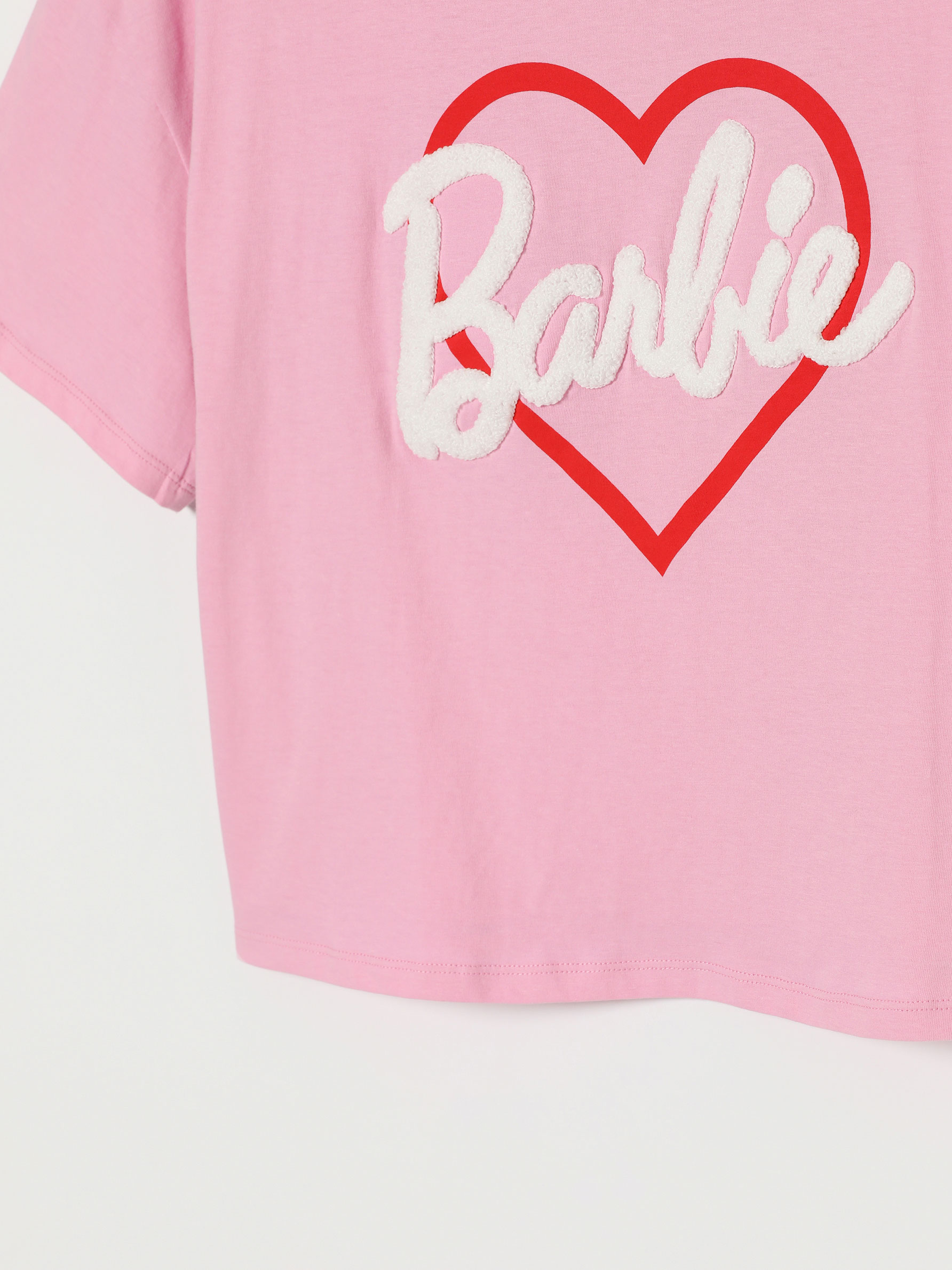 Barbie™ cropped T-shirt - T-SHIRTS - THE ENTIRE COLLECTION - WOMAN - | Spain Islands)