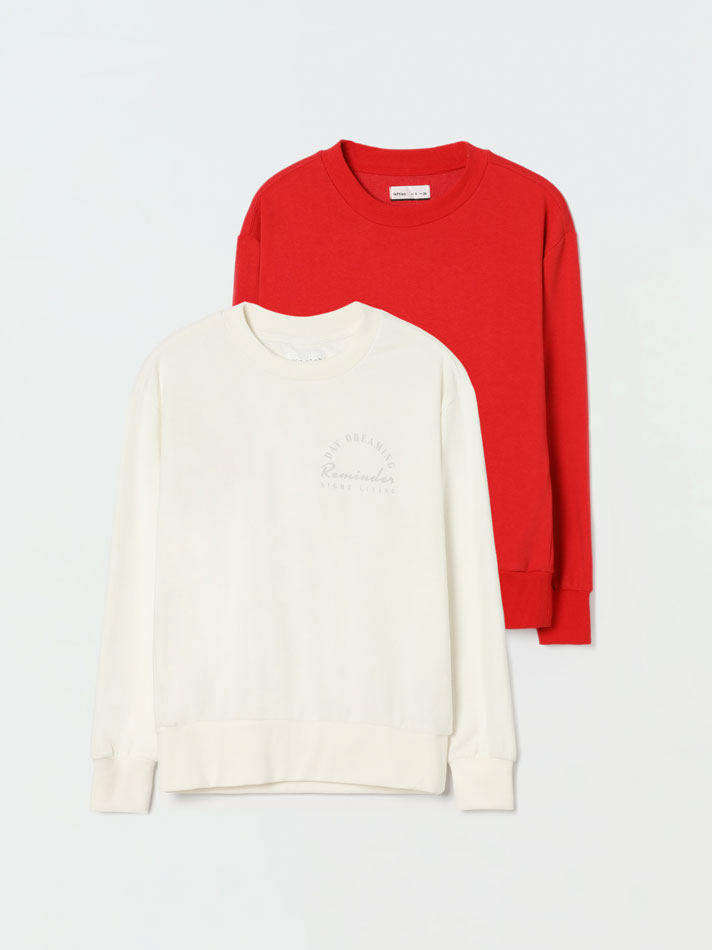 Lefties sweatshirt DAMEN Pullovers & Sweatshirts Sweatshirt Casual Rabatt 54 % Grau S 