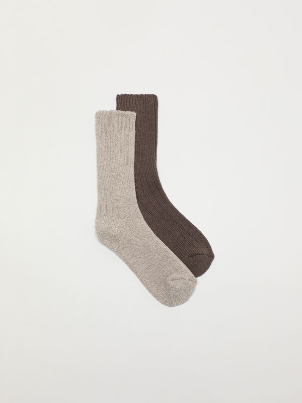 Pack of 2 pairs of soft socks