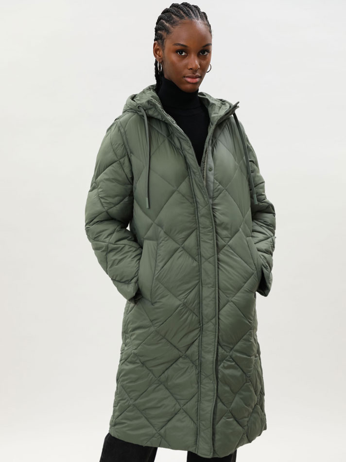 lightweight quilted coat