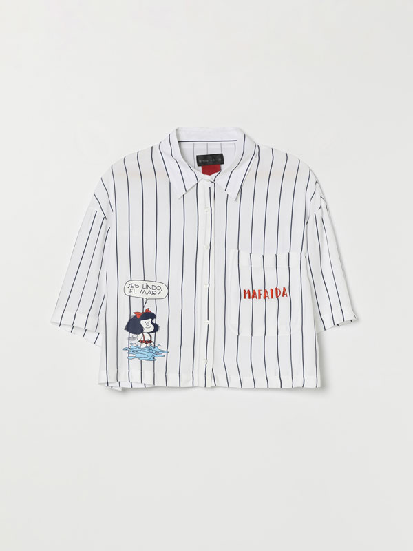 Mafalda print shirt - COLLABS - THE 
