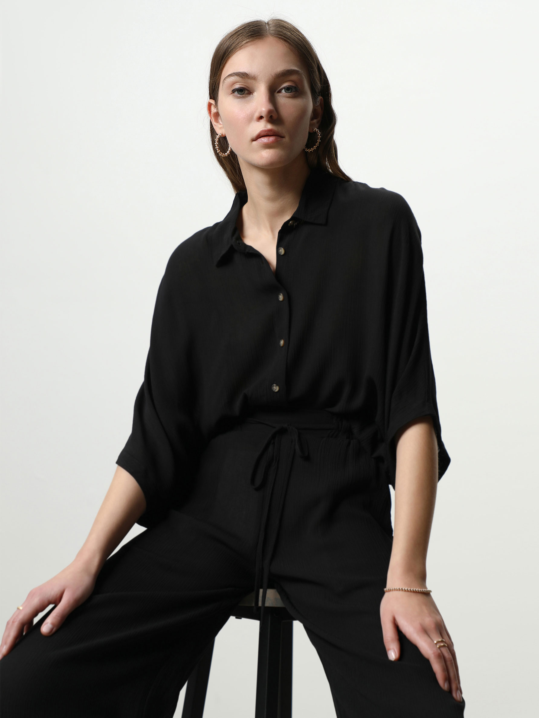 Basic culottes - Joggers - TROUSERS 