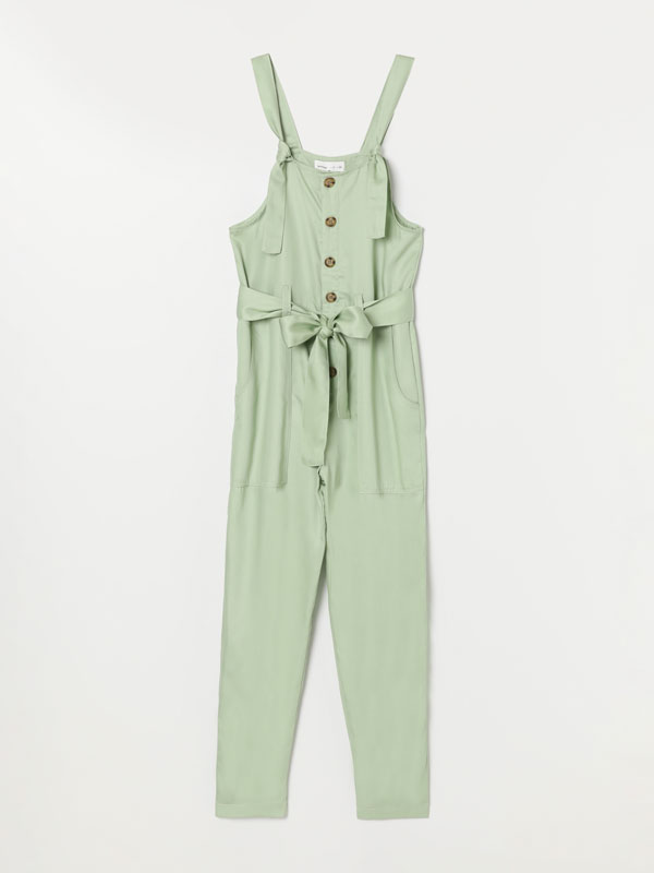 Flowy dungarees