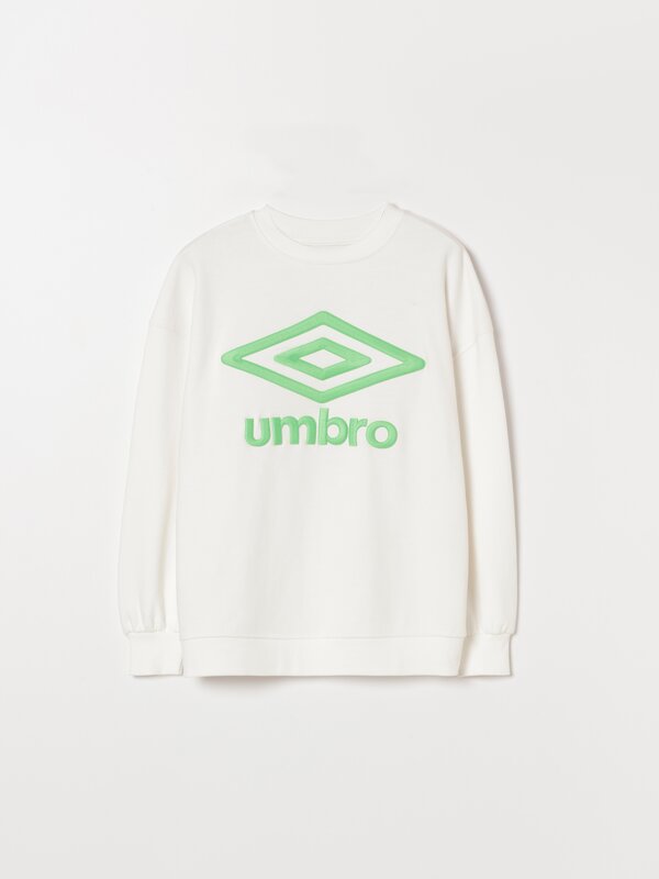 UMBRO x LEFTIES maxi embroidered sweatshirt
