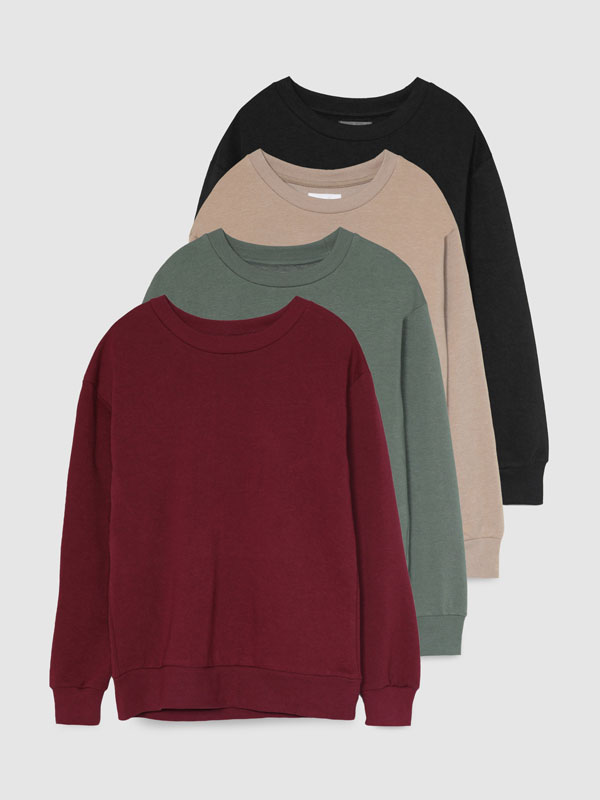 Gray L WOMEN FASHION Jumpers & Sweatshirts Sweatshirt Sequin discount 79% Lefties sweatshirt 