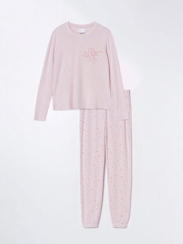 Tweety © &™ WARNER BROS print pyjama set